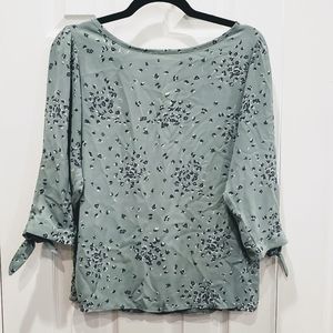 Loft 3/4 sleeve floral top